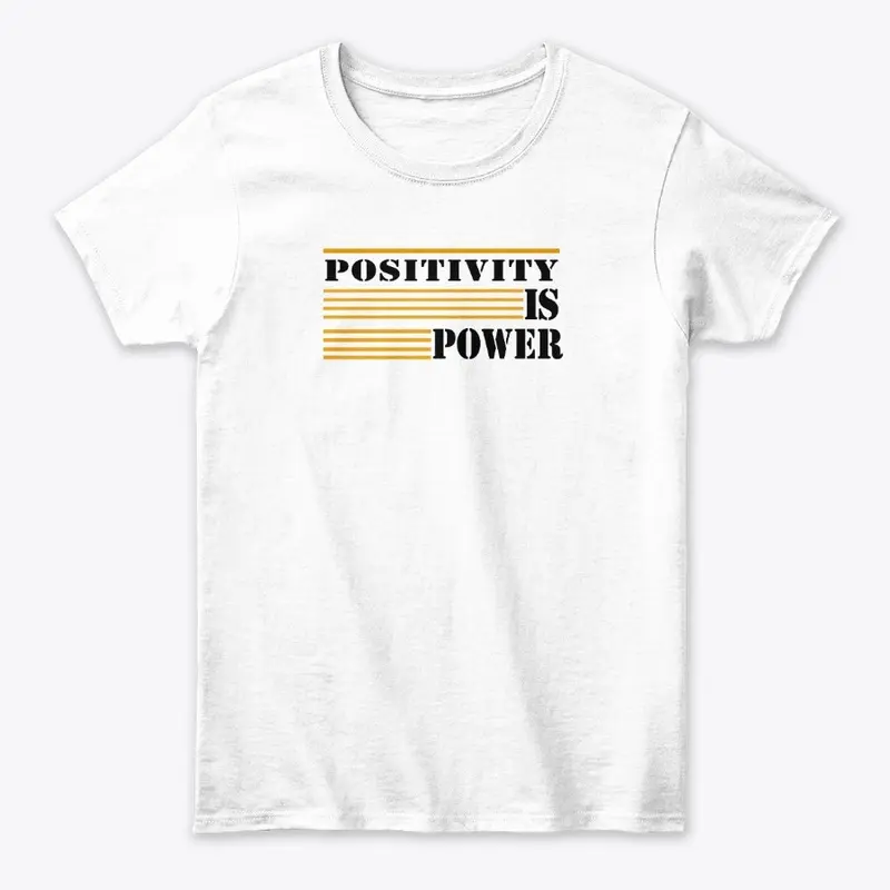 positivity is power typography